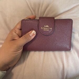 Coach Women's Plum Wallet